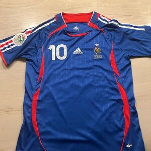 2006 France Home Jersey - WC - #10 Zidane